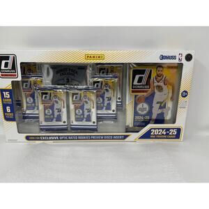 2024-25 Panini Donruss Basketball Mega Box – 6 Packs + Bonus Pack